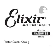 Elixir 15236 Nanoweb .036 Gauge Electric Guitar String Single