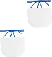 LABRIMP 2pcs Cooking Face Mask Anti-Fog Oil Guard Splatter Shield Oil Spray Protection Face Mask Random Color