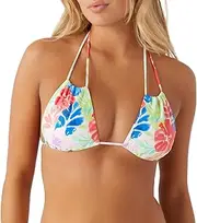 [O'Neill] Women's Ventura Bikini Top - Halter Swim Top for Women - Cutout Detail Bathing Suit Top with Adjustable Straps
