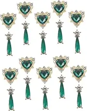 DECOMELODY 20Pcs Kawaii Nail Charms for Fake Nails Decorations Flat Bottom Irregular Design for DIY Manicure Nail Gem Supplies for Women