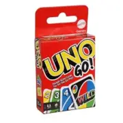 UNO GO! Card Game for Kids Adults, Fun Mini Pocket-Sized Party Travel Set MINI