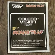 Replacement Game Cartridge Label - Mouse Trap for Colecovision