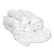 Boardwalk Pro Loop Web/Tailband Wet Mop Head, Rayon, #24 Size, White, 12/Carton