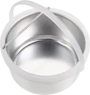 ERINGOGO Durable Wax Melting Container for Hair Removal Non Stick Aluminum Pot with Easy Grip Design Essential Accessory for Waxing Machines Safe Practical Wax Warmer Pot
