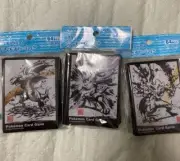 Pokemon Deck Shield Sumie Retsuden Garchomp Zeraora Lucario 64 Sleeves Set of 3