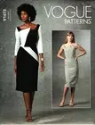 Vogue V1673 Misses 6 to 14 Lined Fitted Dress Uncut Sewing Pattern