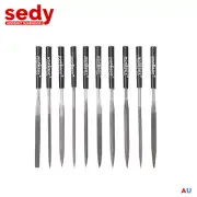 10Pcs Diamond Mini Needle File Set 160mm x 4mm For Metal Jeweler Wood Carving