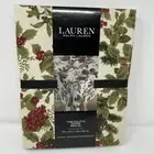 Ralph Lauren Christmas Holiday Tablecloth Cotton 60x104 Nappe Mantel, Rectangle