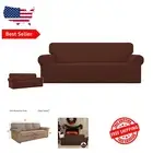 Soft Jacquard 1-Piece Sofa Cover with Elastic Bottom - Washable & Wear Resistant