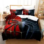 Spider-Man Duvet Cover Bedding Set Duvet Cover and 2 Pillowcase Duvet Cover Set