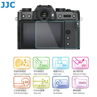 JJC GSP-XT3高清强化玻璃萤幕保护贴 富士X-T3相机專用 Fuji Fujifilm相机防指纹防刮LCD保护膜