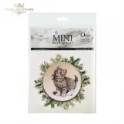 Christmas Kittens | Mini Rice Paper Set | 6" x 6" | ITD Collection