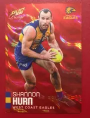 2020 AFL Select Footy Stars Prestige RED PARALLEL SHANNON HURN #180 020/170
