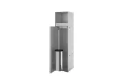 In-Wall Toilet Brush Holder Modern Stainless Steel Container TCL-9 NEW in Box