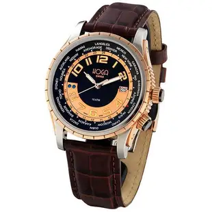 HOGA品味非凡GMT氚氣機械錶-黑-43mm