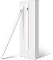 Stylus Pen for Apple iPad 2025-2018, 2X Fast Charge/Palm Rejection, Tilt Function, Pencil for iPad A16 11th/10th/9th-6th Gen., Pro 11"/12.9"/13" M4, Air M2 M3 11/13"/5th-3rd, Mini A17 Pro/6th/5th