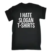 Hate Slogan Tshirts - Mens Funny Novelty T-Shirt Tshirts BLACK T Shirt