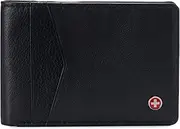 [alpine swiss] Delaney Men’s Slimfold RFID Protected Wallet Nappa Leather Comes in a Gift Box