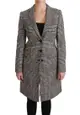 Dolce & Gabbana Multicolor Trench Knee Long Jacket Coat