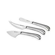 3pc Stanley Rogers Pistol Grip Stainless Steel Cheese/Pate Knife Spreader Set