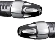 KiWAV Magazi Polished Stainless Steel Heavy Bar Ends Bullet Silver Anti-Vibration for Vespa GTS GTV 6mm Threaded