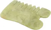 PACKOVE 1Pc Natural Jade Board Face Massage Tool for Skin Care Smooth Edges Scraping Board Enhance Absorption of Oils Serums present for Friends Family