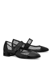 Tory Burch Women's Cap Toe Mary Jane Flats