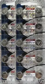 AG13 LR44 Maxell - 15 Batteries