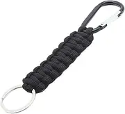 Paracord Carabiner,Utility Carabiner and Paracord Key Chain | Portable Heavy-Duty Stylish Survival Tools for Adventure Climbing Travel Backpack Mountaineering Outdoor Camping Hiking