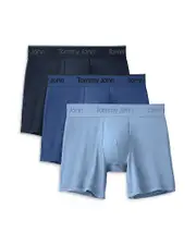 Tommy John Second Skin Essentials 6 Boxer Briefs, Pack of 3