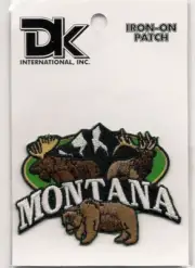 State of Montana Souvenir Patch Wildlife