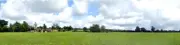 RAILWAY INTO THE TOWN 3mx38cm Back-Scene Backdrop Picture OO/HO/N Any scale 106D