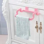 Trash Bag Holder Kitchen Cabinet Door Hangable And Portable Pink