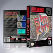 SNES Case - NO GAME - Sim City