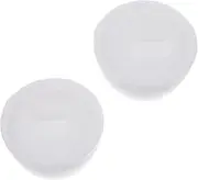 2Pair Toilet Bolt Cover Practical Closestool Decorative Caps for Toilet Floor Bolts Durable Aging Resistant Smooth Surface Replacement