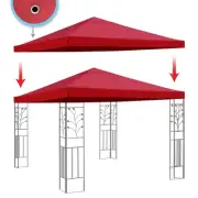 Replacement 10'X10'Gazebo Canopy top Patio Pavilion Cover Sunshade Polyester ...