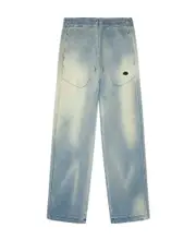 D-Martians Track Denim L Gray