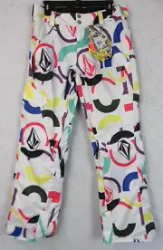 VOLCOM Womens Mies Ski Snow Snowboard Pants Size S Insulated H125002 New