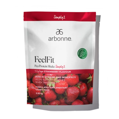 Arbonne Vegan Protein Shake - Strawberry Simply 1