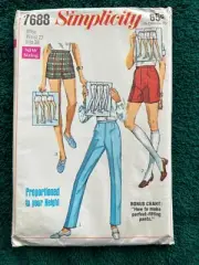 Simplicity Pattern 7688 ~ Size 27 ~ ~ ~ ~ ~ Listing MP10