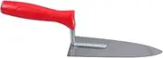Uonlytech Red Plastic Handle Gauging Trowel Plaster Trowel Non-slip Grip for Comfort Construction Spatula for Masonry Work