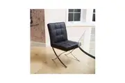 Pandora Black Modern Design Leather Dining Chair