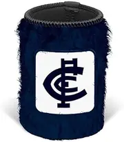AFL Fluffy Stubby Cooler - Carlton Blues - Can Holder