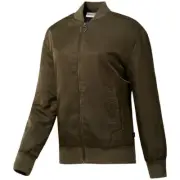 Reebok Women's Training Supply Woven Bomber Jacket (Army Green) CF8661