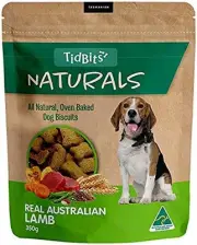Tidbits Australian Lamb Dog Treats, 350G