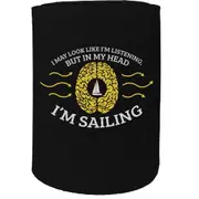 Alcohol Stubby Holder - I May Look - Funny Novelty Birthday Gift Joke Beer Can Bottle