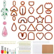 DACUAN Polymer Clay Cutters, 142PCS Multi Shapes Clay Polymer Cutters with Ea...