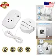 Compact Water Leak Alarm with Adjustable Stainless Steel Sensor & 95 dB Alert