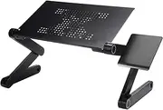 Laptop Bed Table Adjustable Folding Notebook Laptop Stand Desk Table USB Cooling Pad 1 Fans Sofa Bed Tray Bracket with