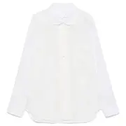 [Tao] Cotton Broad X Polyester Cotton Blouse